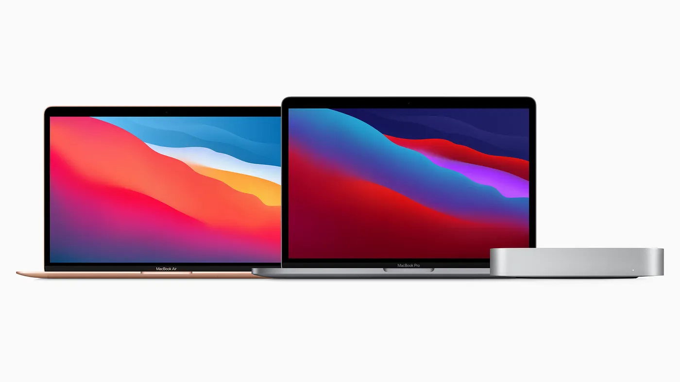 It’s the M1 family! Of course, the new arrivals, the iMac and the iPad Pro are not pictured.